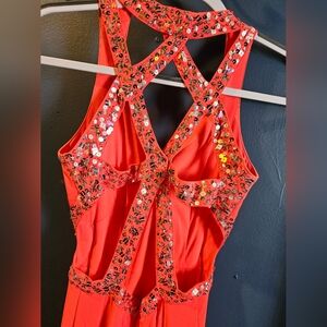 Peach Prom Dress Size 5/6